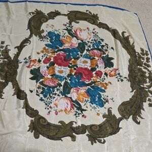 Floral Patterned Scarf